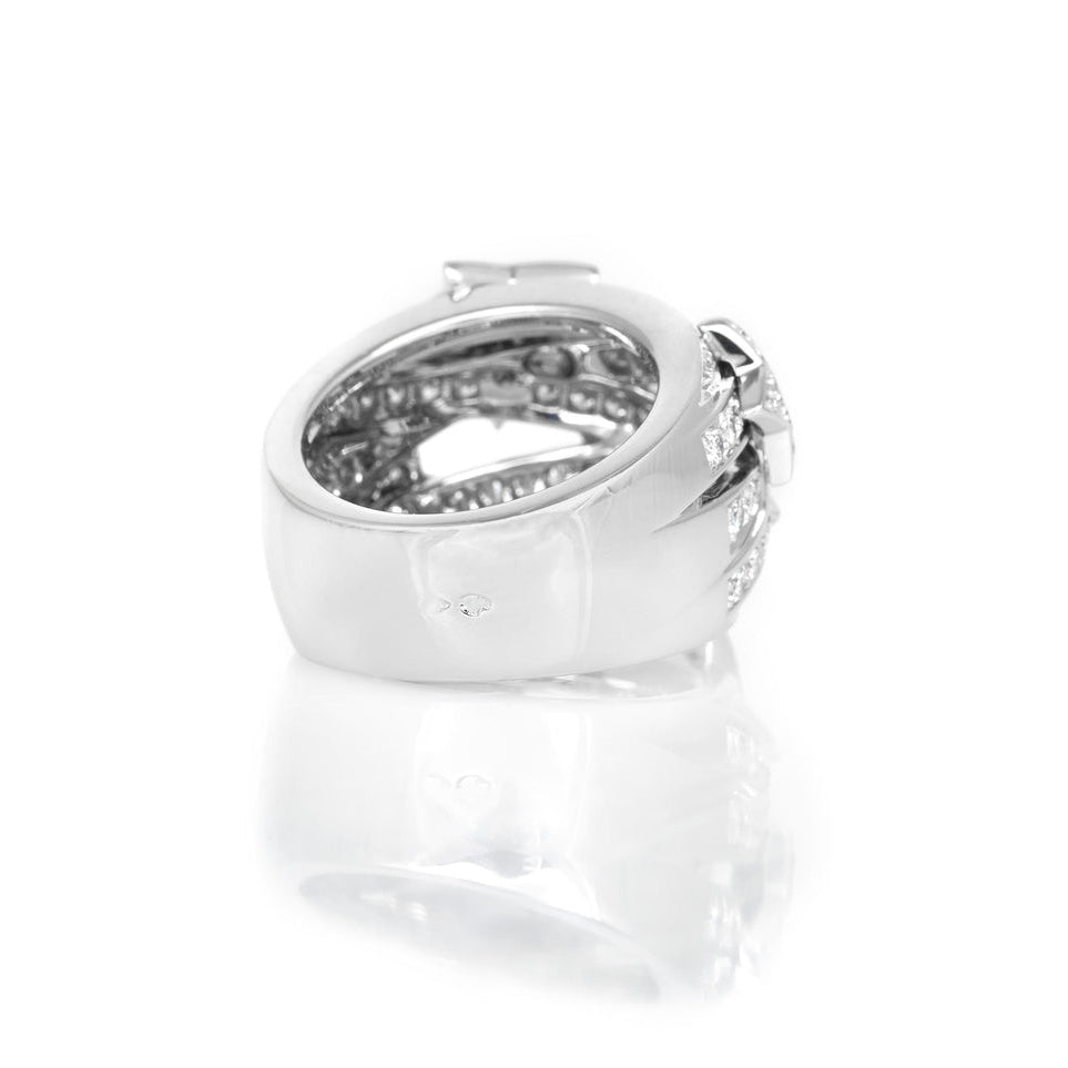 Chanel Comete Diamond Star Dome Ring