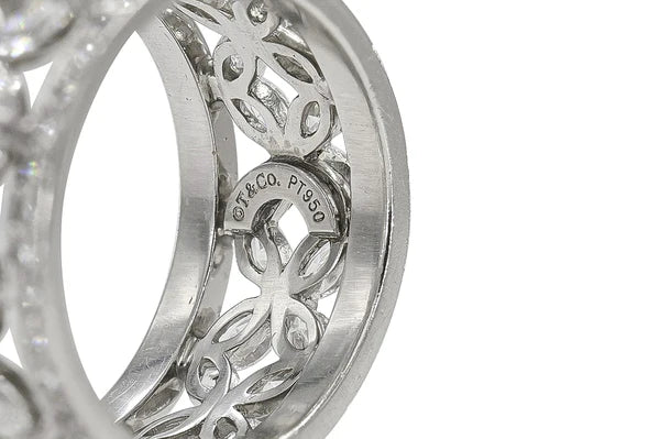 TIFFANY & CO. Victoria® Platinum Diamond Band Ring