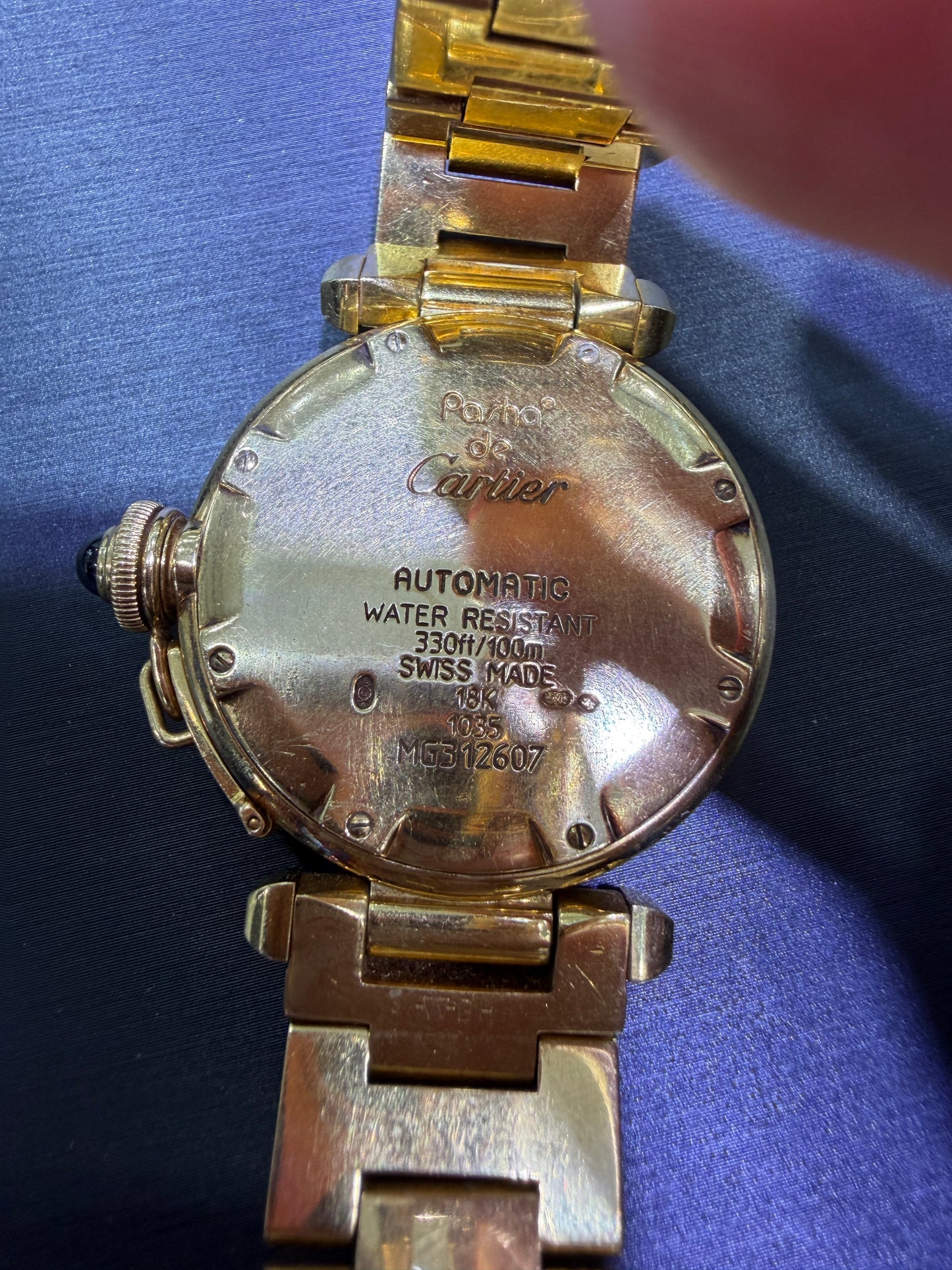 CARTIER 18K Gold Pasha Watch