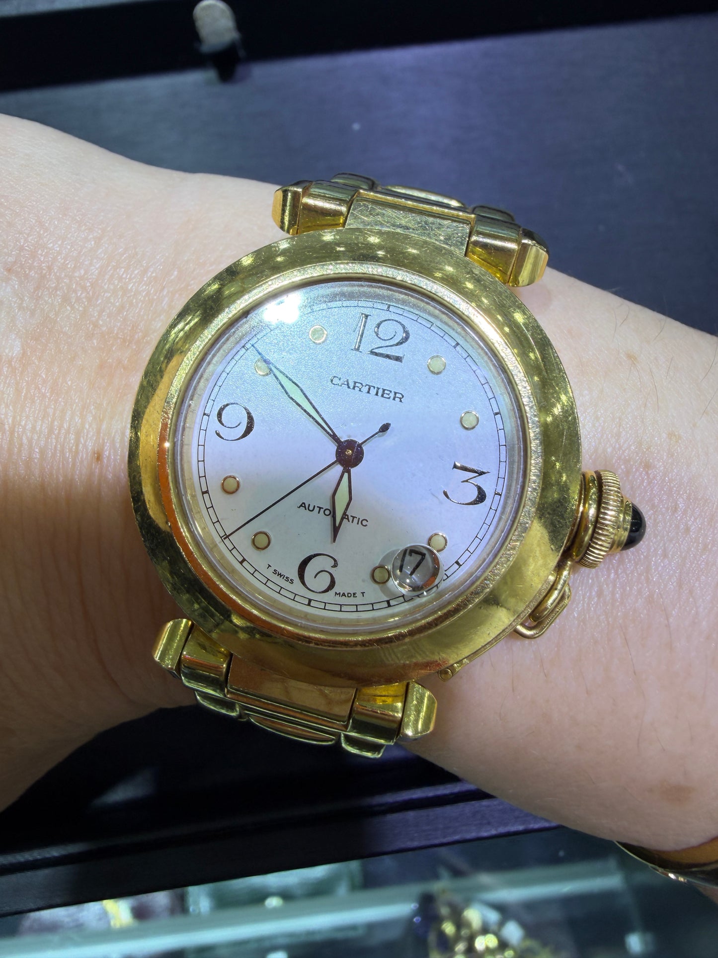CARTIER 18K Gold Pasha Watch