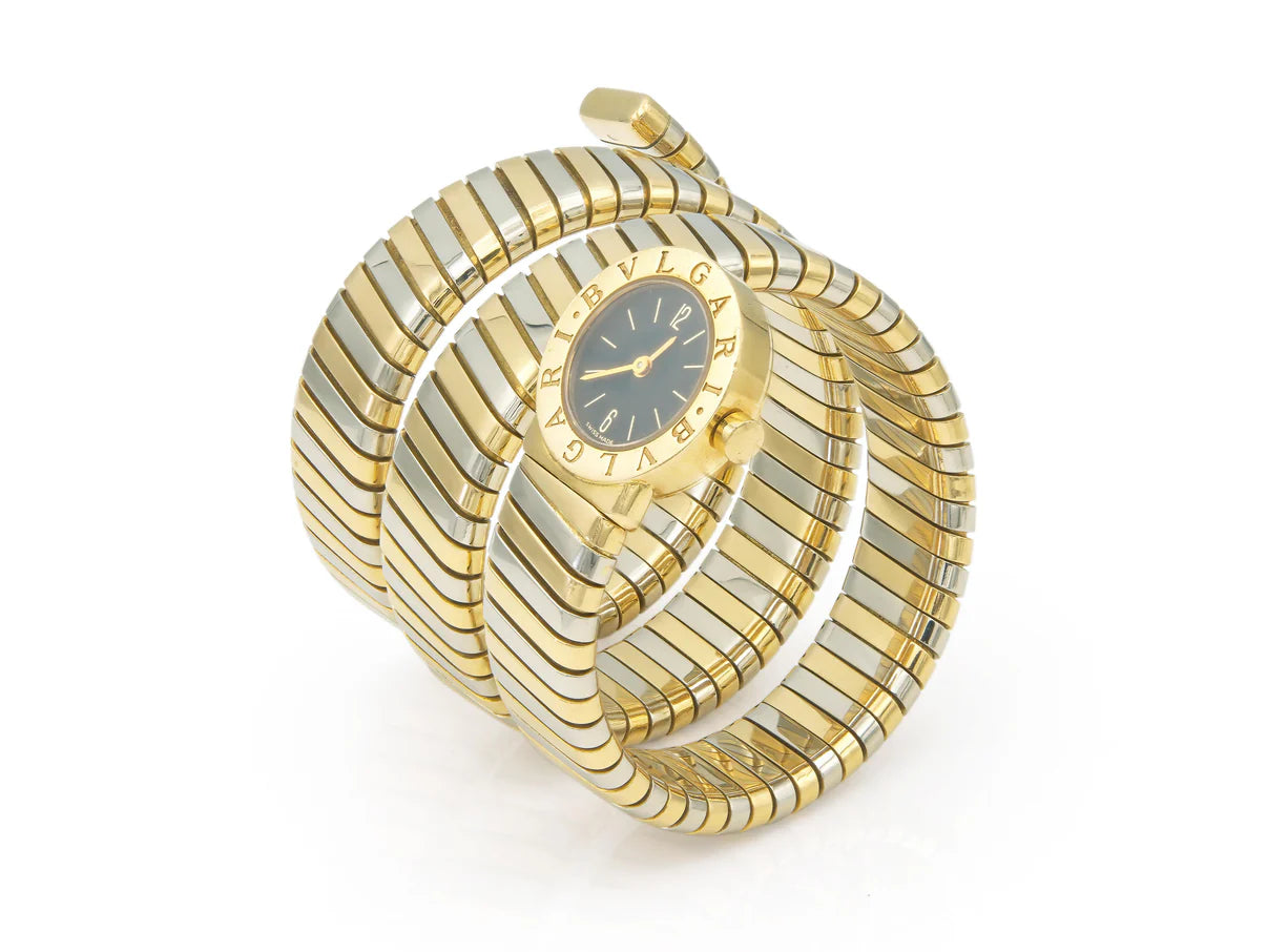 Bvlgari Two-Tone Tubogas Wrap Serpenti Watch
