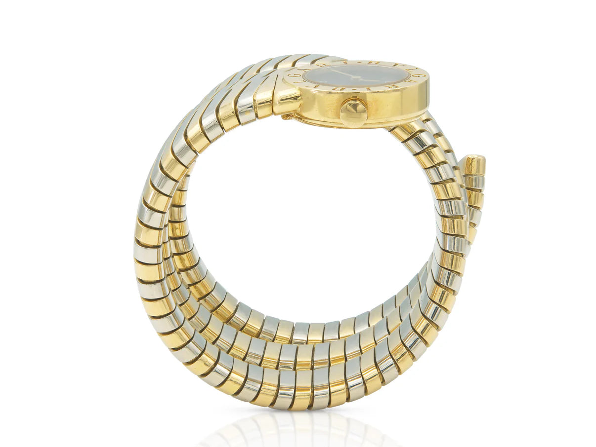 Bvlgari Two-Tone Tubogas Wrap Serpenti Watch