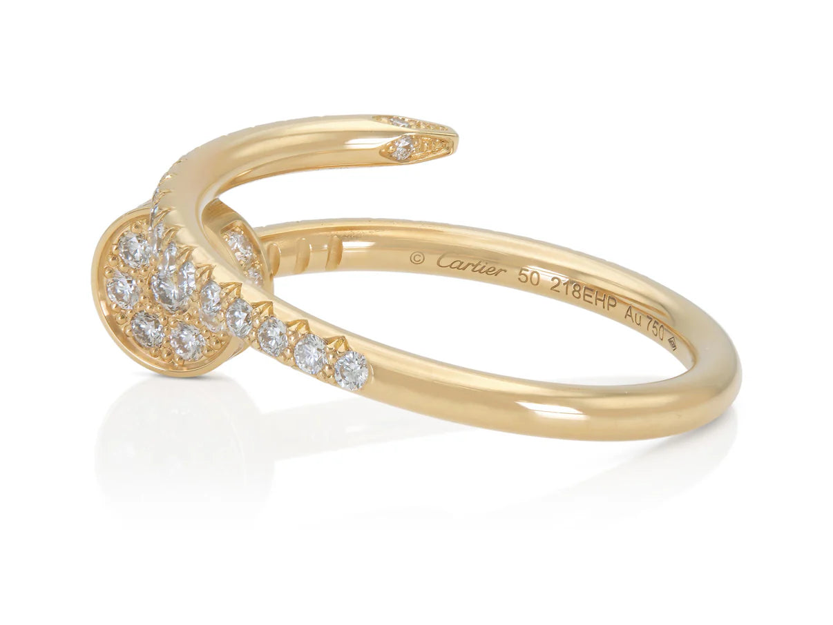 Cartier Juste un Clou Ring with Diamonds