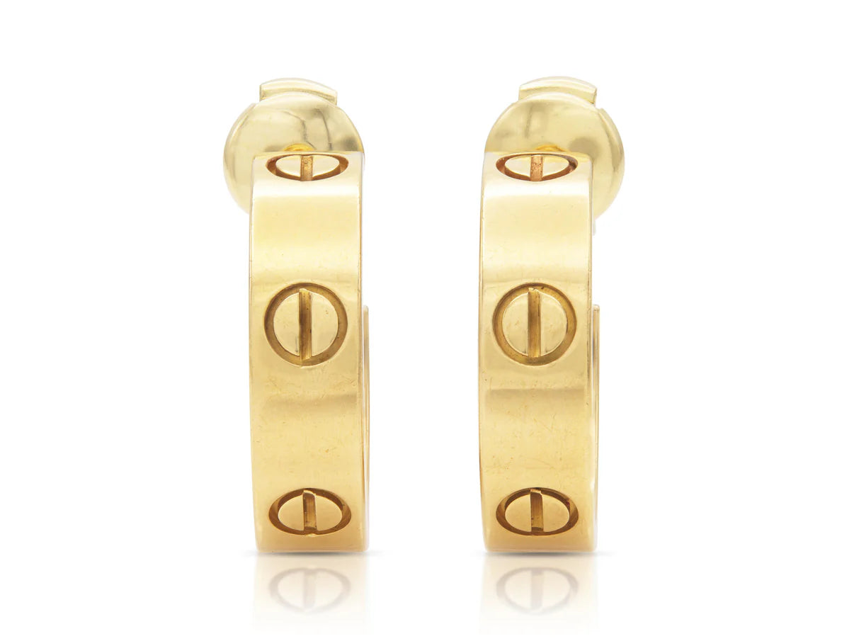 Cartier Love Hoop Earrings