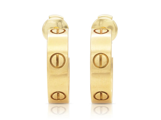 Cartier Love Hoop Earrings