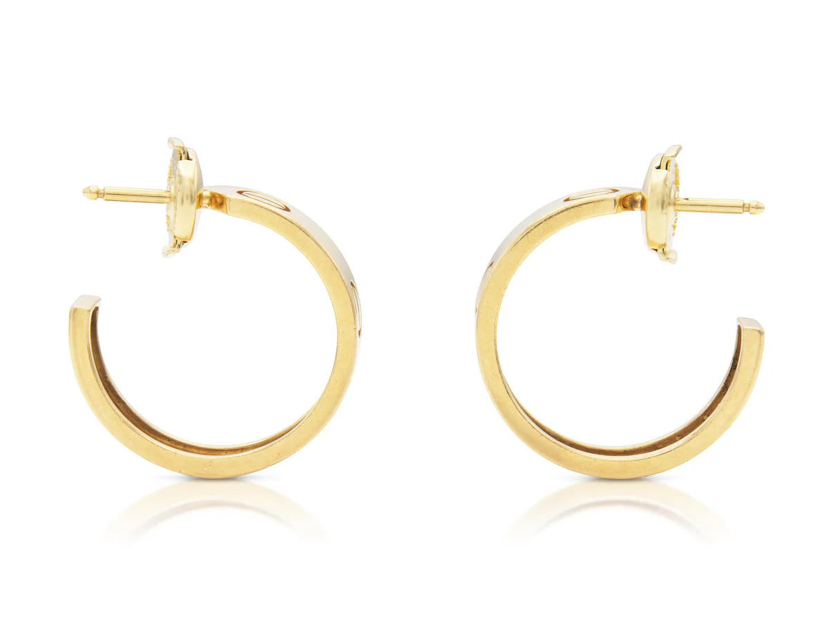 Cartier Love Hoop Earrings