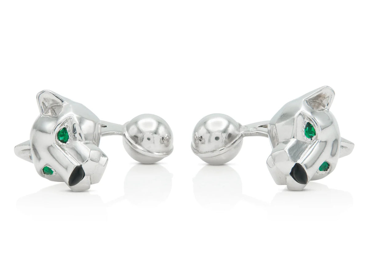 Cartier Panthere Gold Cufflinks