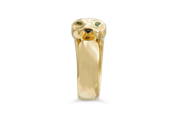 CARTIER Single Head Panthere Ring