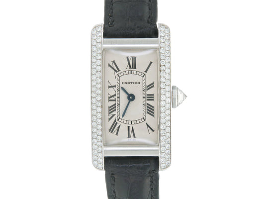 Cartier Tank Américaine Watch with Diamonds