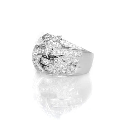 Chanel Comete Diamond Star Dome Ring