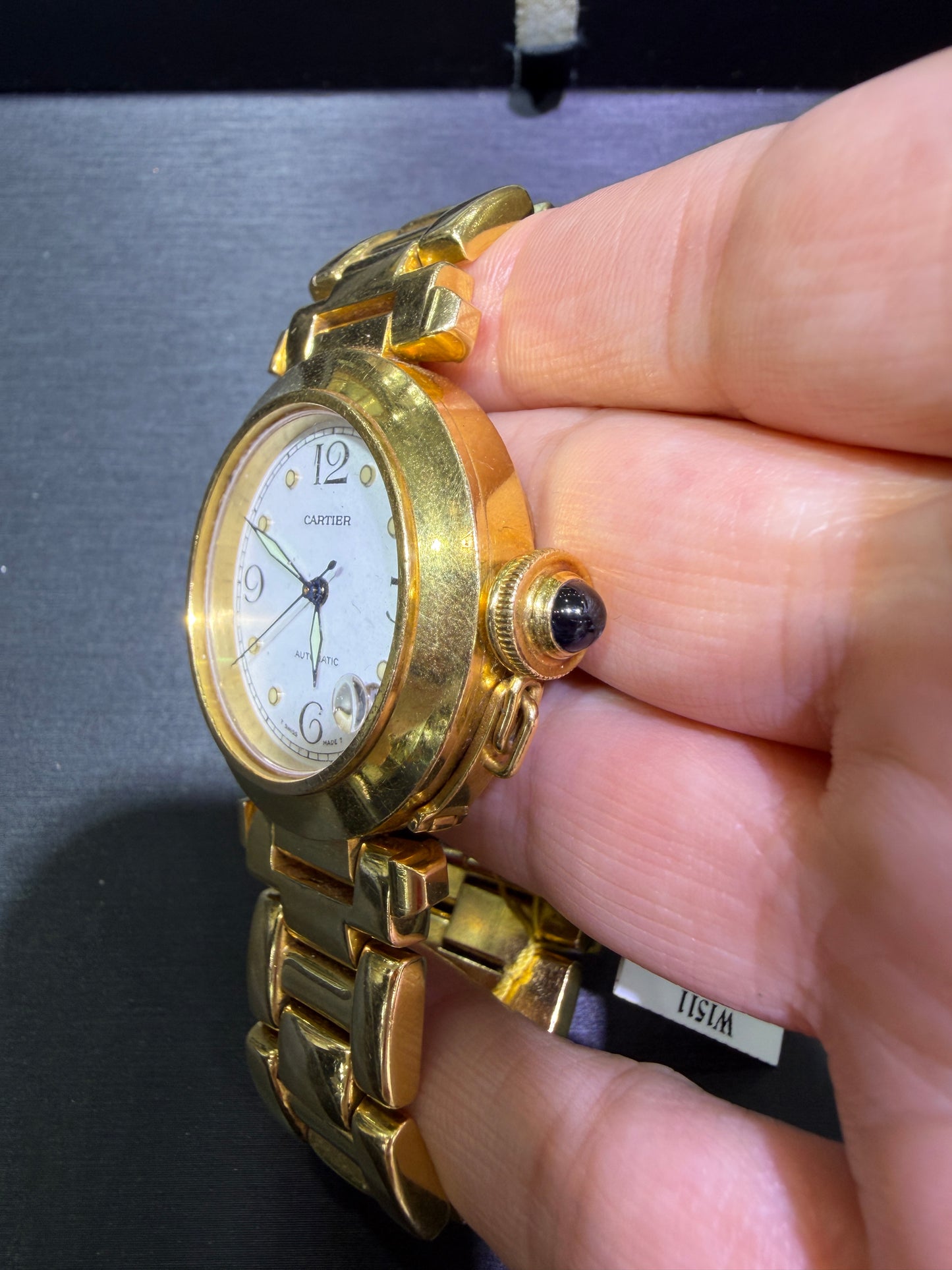 CARTIER 18K Gold Pasha Watch
