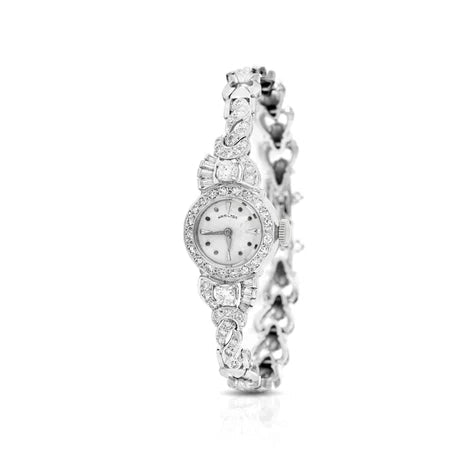 HAMILTON Diamond Watch Antique Art Deco 1920s