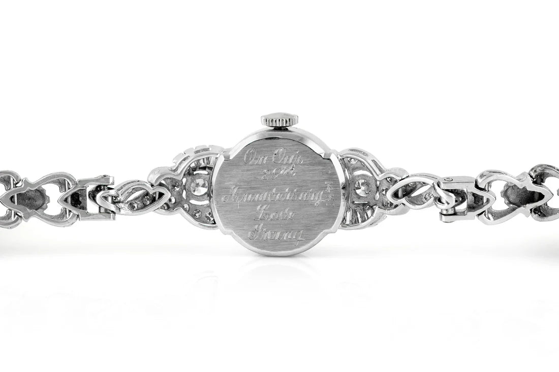 HAMILTON Diamond Watch Antique Art Deco 1920s