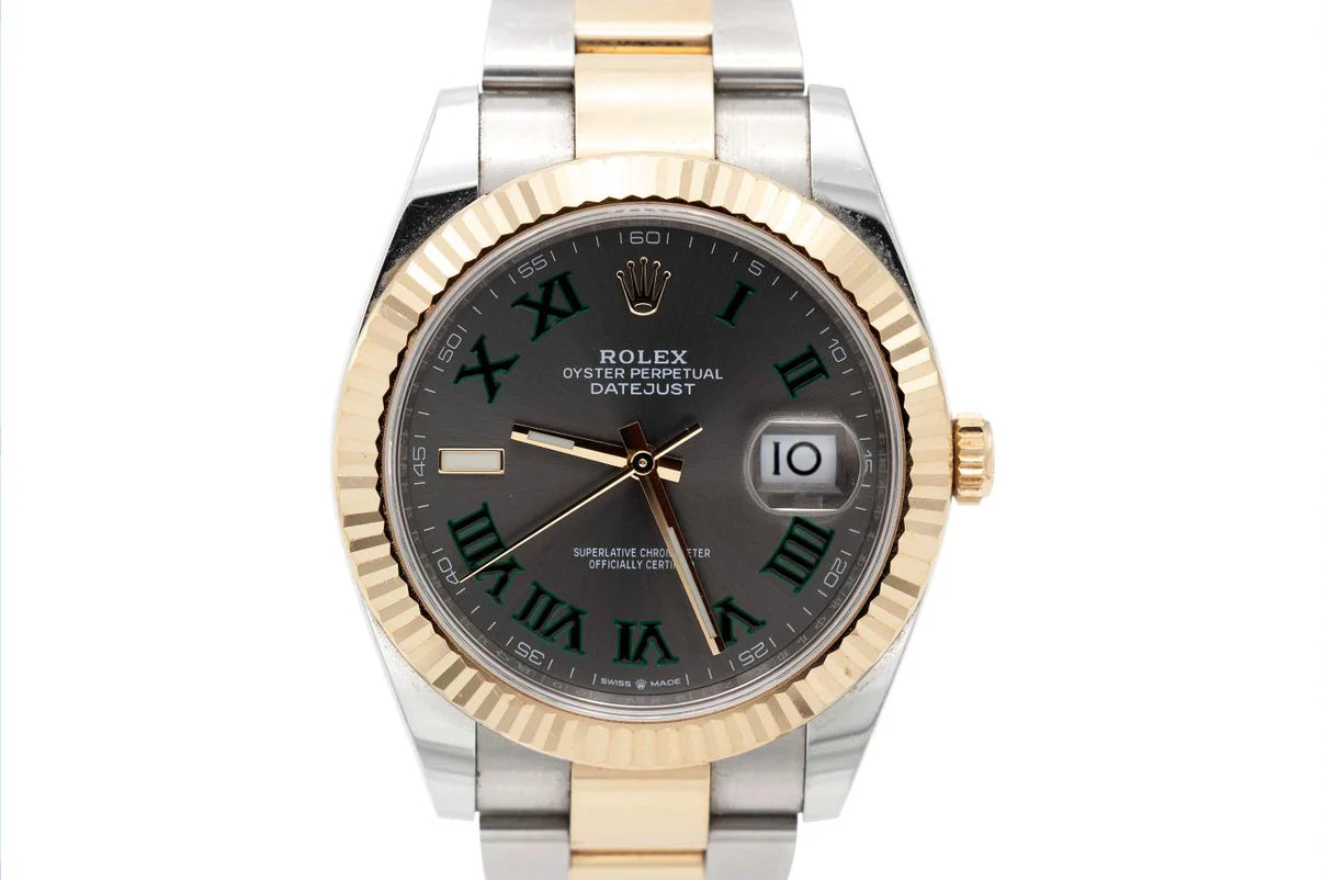Rolex Wimbledon Datejust Gold Two-Toned Watch