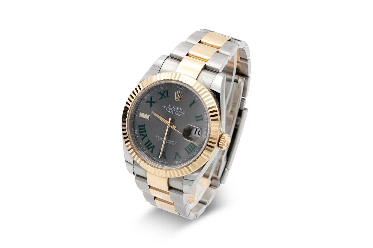Rolex Wimbledon Datejust Gold Two-Toned Watch