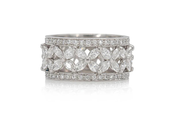 TIFFANY & CO. Victoria® Platinum Diamond Band Ring