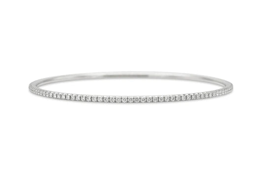 Tiffany & Co. "Metro" White Gold Bangle Bracelet "Metro" White Gold Bangle Bracelet