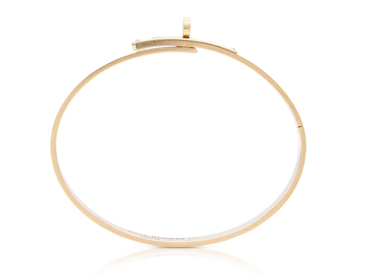Hermes Kelly Bracelet Rose Gold Bracelet